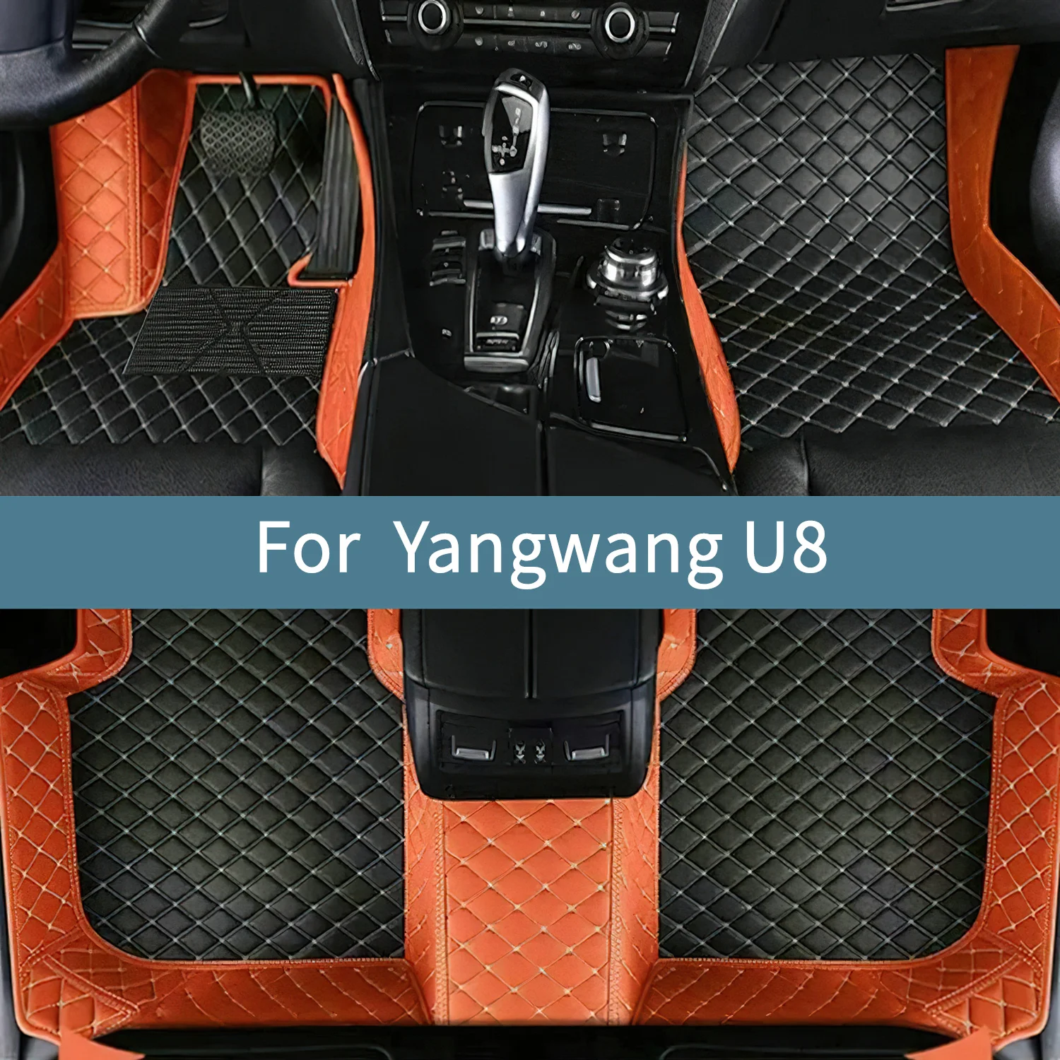 

Car Floor Mats For Yangwang U8 2023 2024 2025 2026 Leather Floor Mats For Cars All Weather Waterproof Full Set