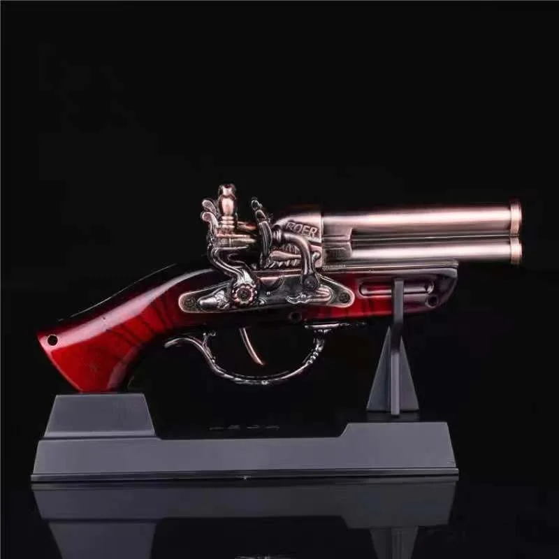 جديد بندقية نموذج أخف يندبروف لهب مفتوح المعادن السيجار الشاعل زخرفة باردة الأحمر النار ولاعات السجائر وملحقات التدخين