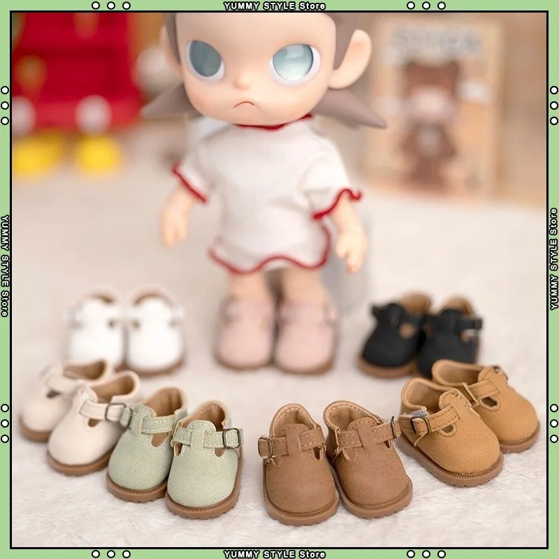  Mini Platform Clogs For 20cm Zsiga Or 1/6 Bjd Doll Dress-Up Outfit Shoes Cool Mule Boots Doll Accessories