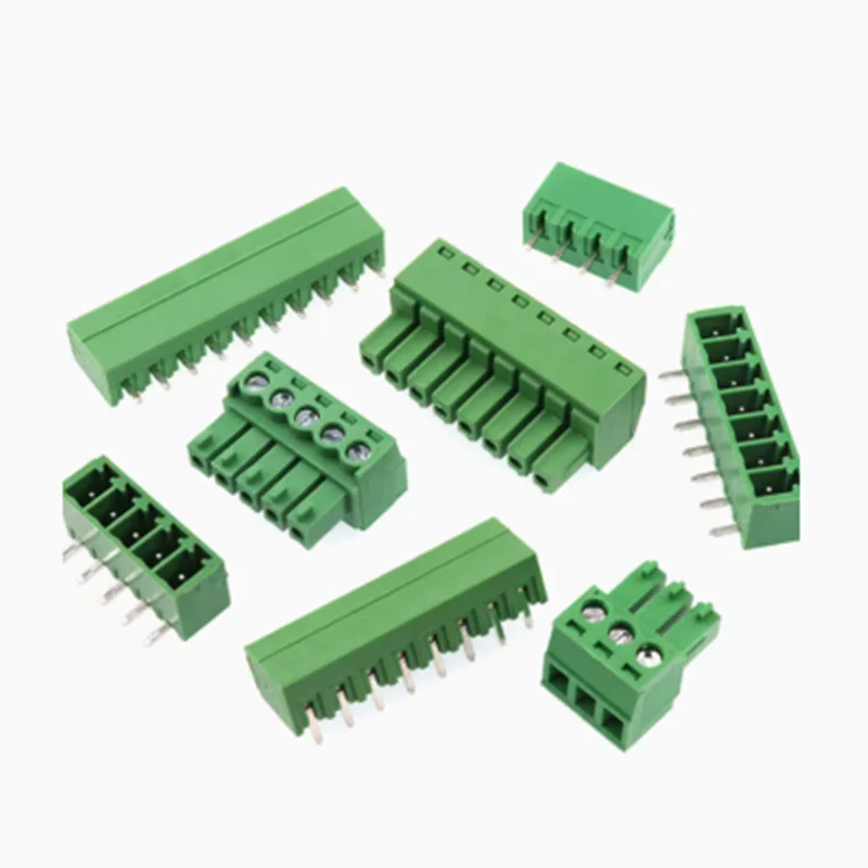 5pairs 15EDG 3.81mm PCB Screw Terminal Block 2-12PIN Male Plug Female Socket Pin Header Wire Connector
