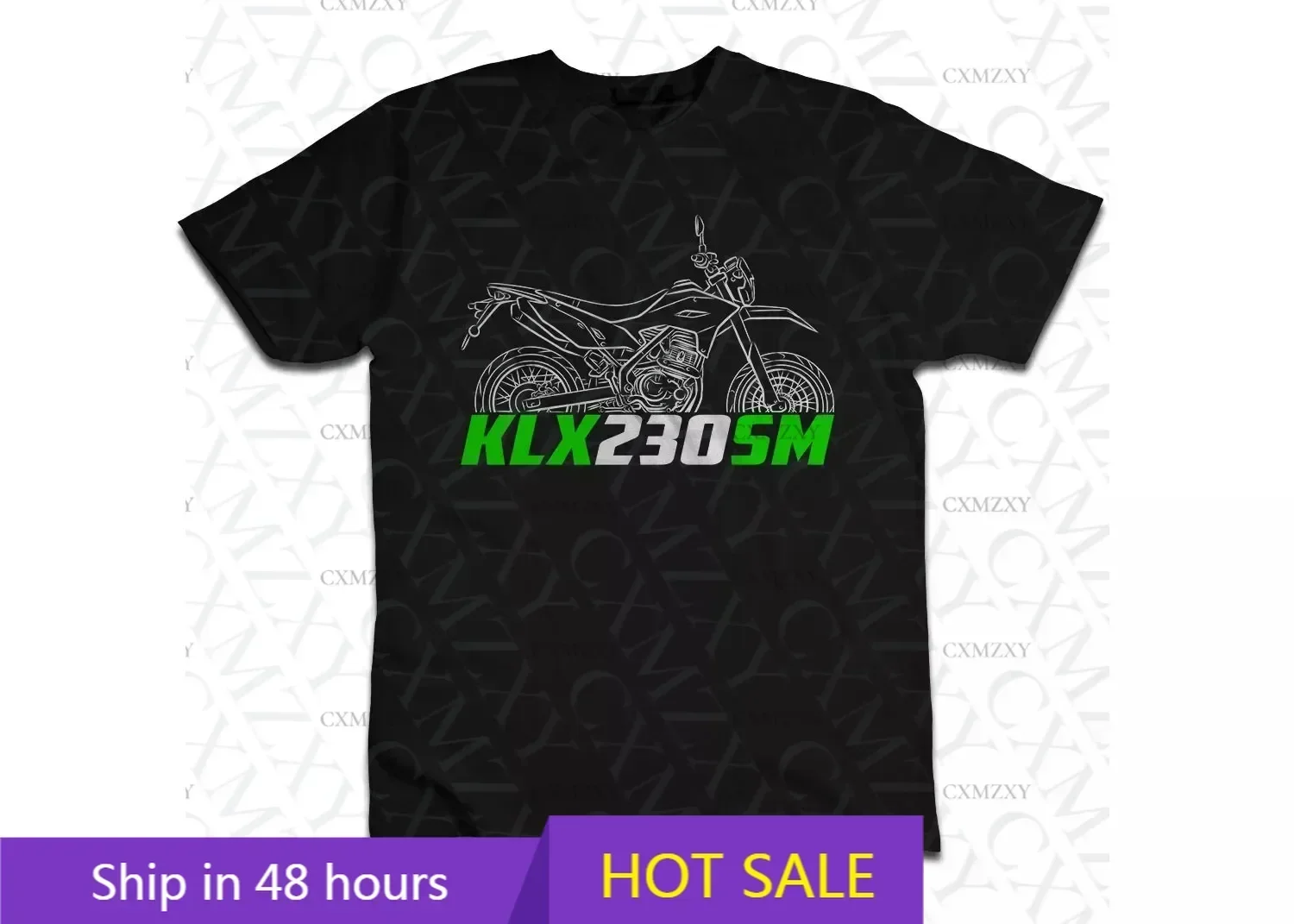 

Men T Shirt Casual for new KLX230 2019- Fans - Motorcycle T-Shirt Graphic Summer Short Sleeves 100% Cotton S-3XL