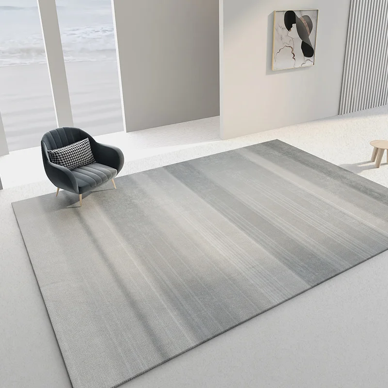 

Modern Minimalist High-end Style Living Room Sofa Carpets Bedroom Cloakroom Large Area Decorative Rugs Gray Wabi-sabi Floor Mat