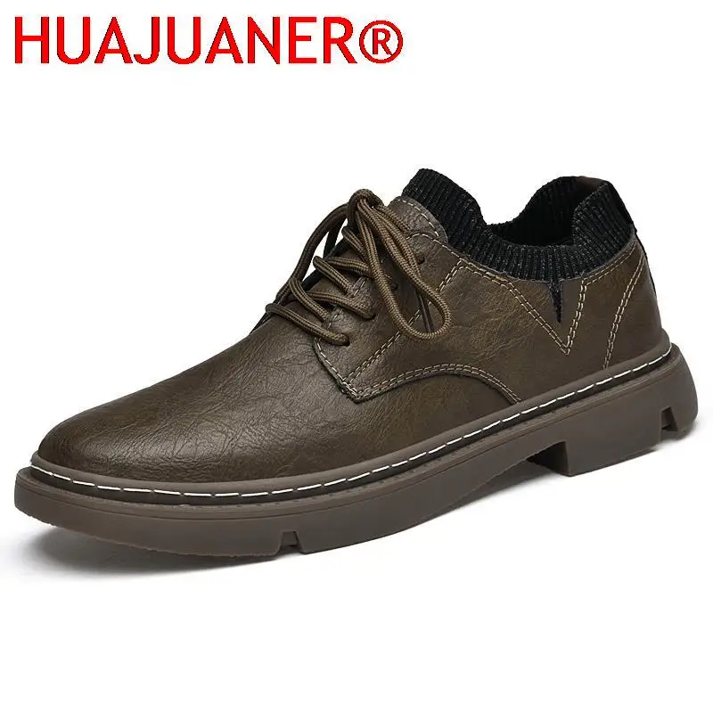 

Men Oxfords Genuine Leather Dress Shoes Lace Up Casual Shoes Luxury Brand High Quality Mens Sneakers Formal Shoes Men Leather