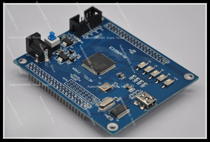 Proasic A3p060 Minimum System Development Board with Serial FPGA Experimental Board