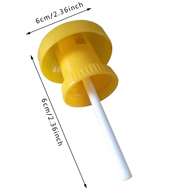 Fruit Fly Trap Killer Plastic Yellow Drosophila Trap Fly Catcher Pest Insect Control For Home Farm Orchard 6*6cm