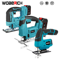 12V/21V 65mm Electric Jigsaw Portable Cordless Saw Multi-Function Woodworking Tools Wood Cutting Machines For Makita 18V Battery