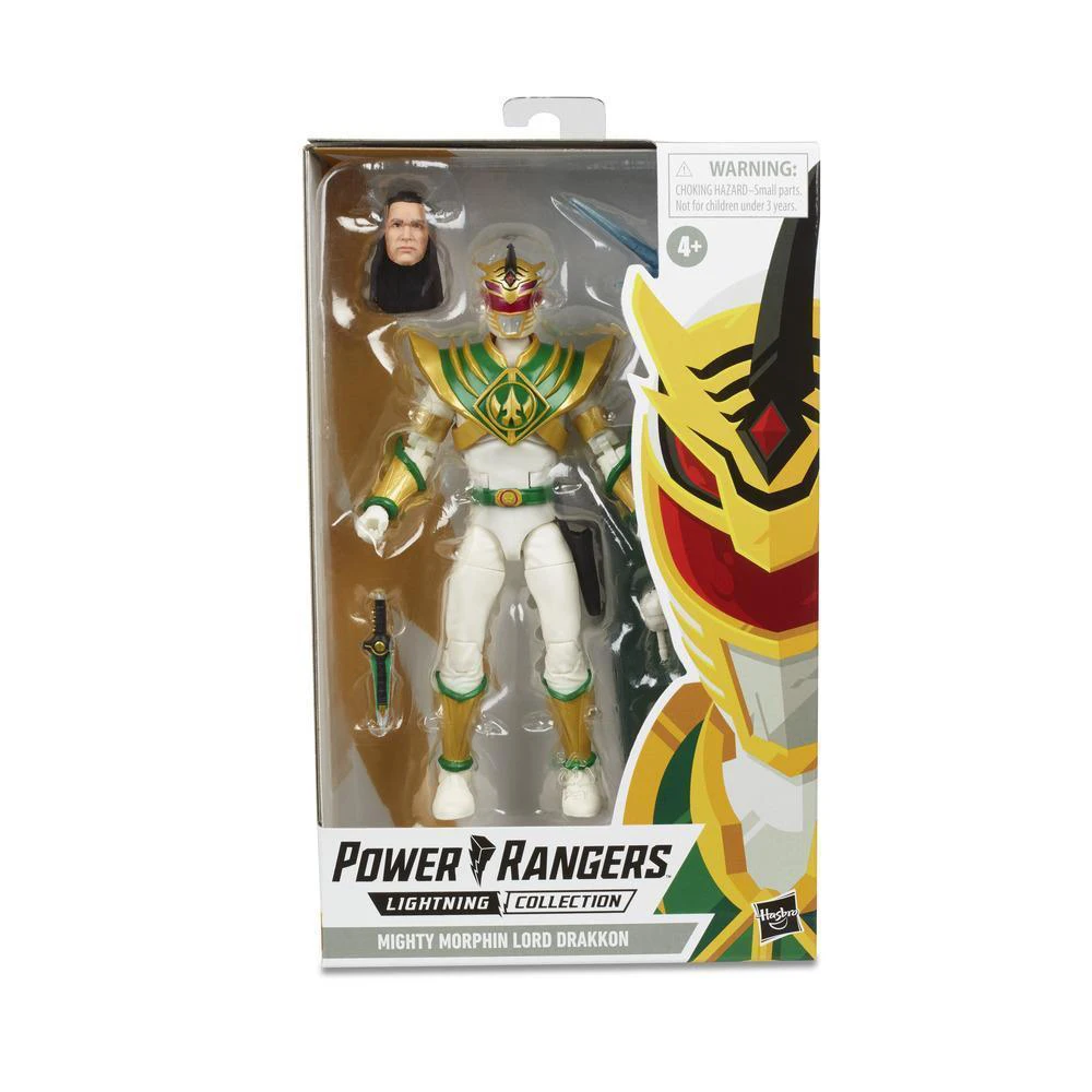 In Stock Original Hasbro Lightning Collection Power Rangers Mighty Morphin Lord Drakkon Action Model Toys Collectible Figures