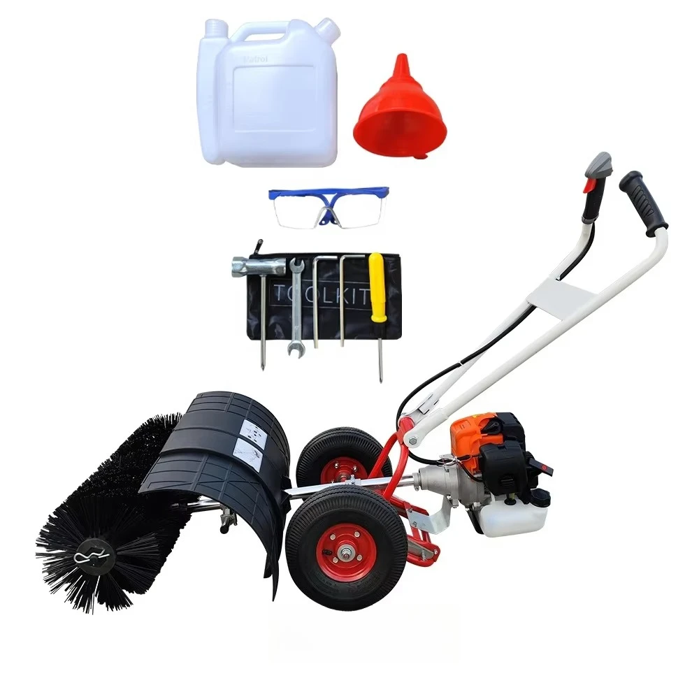 Lawn Sweeper Power Artificial Grass Cleaning Equipment Snow Sweeper