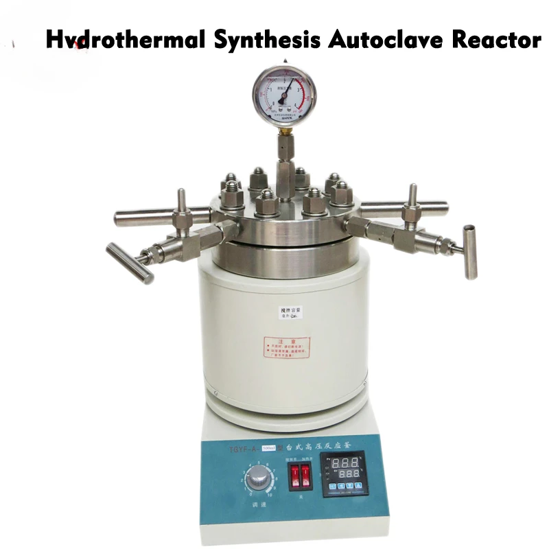 220V CDF-0.25L Hydrothermal Synthesis Autoclave Reactor 250ml Tabletop High Pressure Stainless Steel Reaction Kettle Tool 1PC