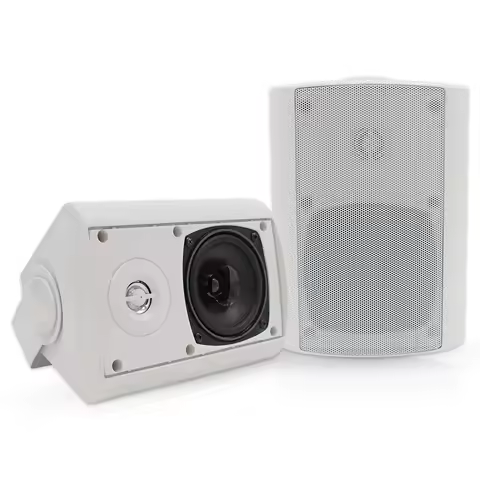 Herdio 4‘’ 200W Passive Outdoor Speakers Waterproof Patio Deck Wall-Mounted Speakers Garden Patio Home Swimming Pool Wholesale