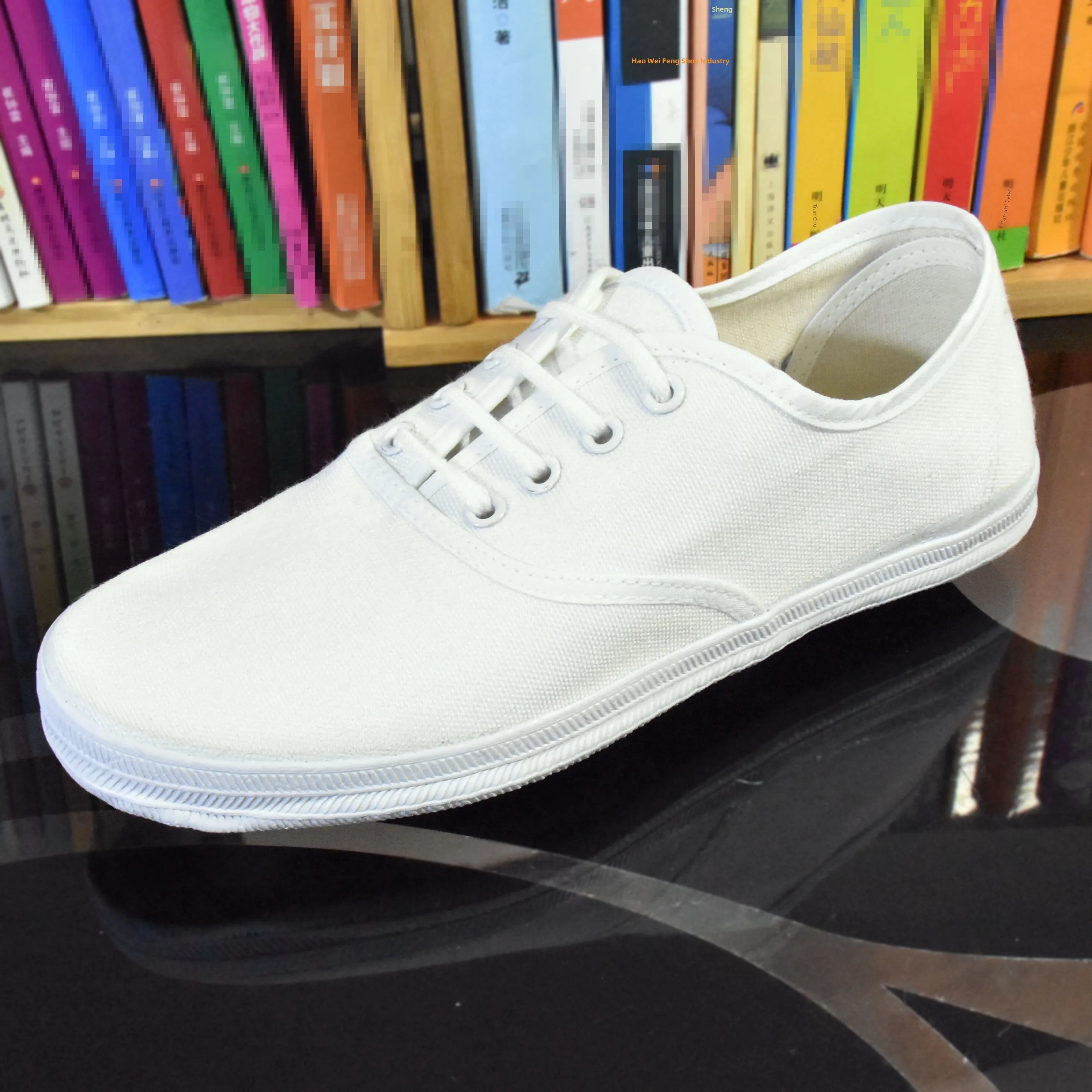 

Простые художественные белые кроссовки ex Student Sports oes Low Top Canvas oes со шнурками, дышащая резиновая подошва на плоском каблуке