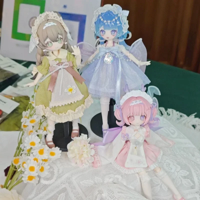 حار Meiki القلب سلسلة صندوق أعمى BJD المنقولة دمية تمثال 12 نقطة تحصيل سطح المكتب زخرفة أصيلة بقعة هدية عيد ميلاد #4