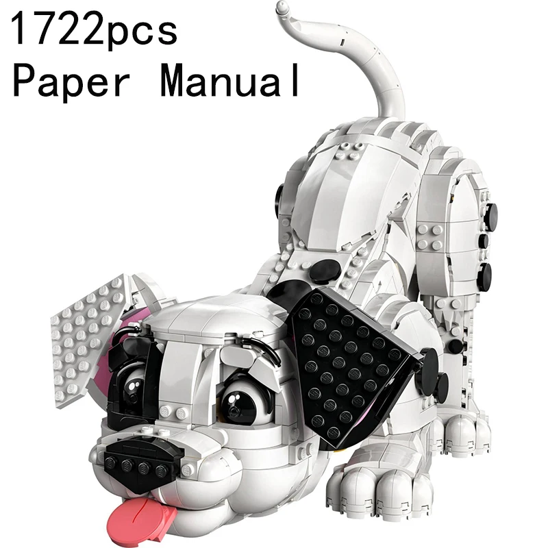 1722 stuks Schattige Puppy Bouwstenen Dier Hond Model Diy Montage Baksteen Speelgoed Kinderen Kerstcadeau Compatibel Met Set 43269