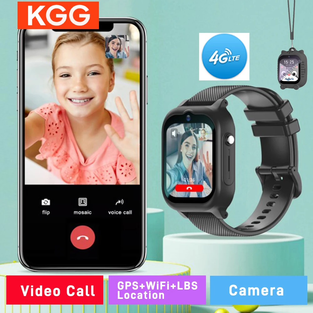 

Детские умные часы 4G, телефон 1,83 дюйма, IPS, GPS, WIFI, HD, видеозвонок, SOS-камера, монитор, трекер местоположения, водонепроницаемые детские умные часы