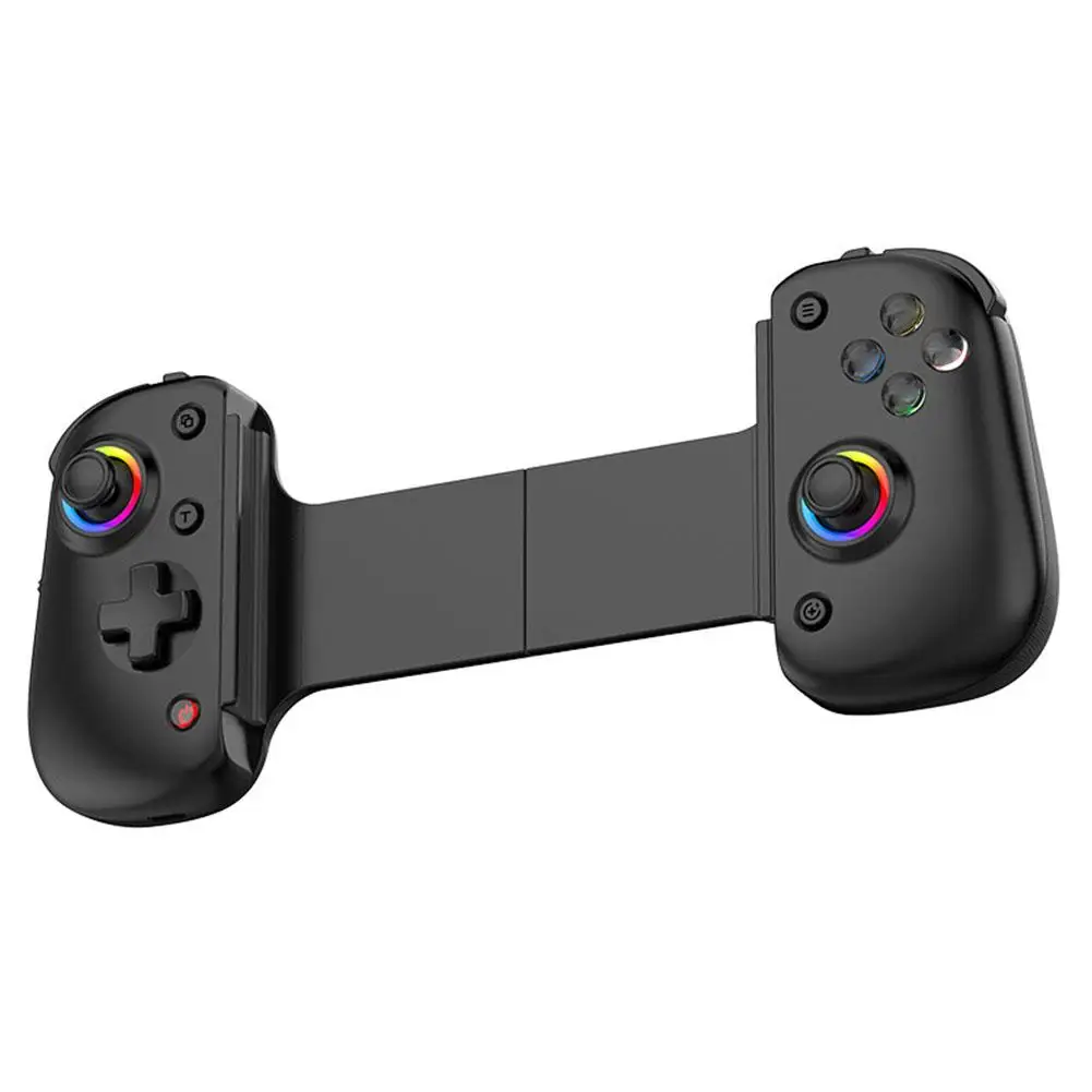 Imagem -04 - Pro Rgb Telefone Móvel Stretch Handle Hall Rocker Joystick Game Stretching Controller sem Fio ou com Fio para Ps4 pc Switch Gam D6w1 d8