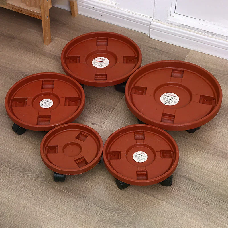 With Outdoor Stand Plant Pot Indoor Balcony RACk Universal Heavy Rolling Wheel Tray Flower And Removable
