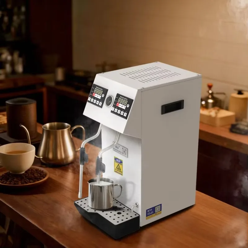 Fully Automatic Steam Milk Frother - 9-liter Capacity - Dual-steam Temperature-controlled Milk Tea Machine