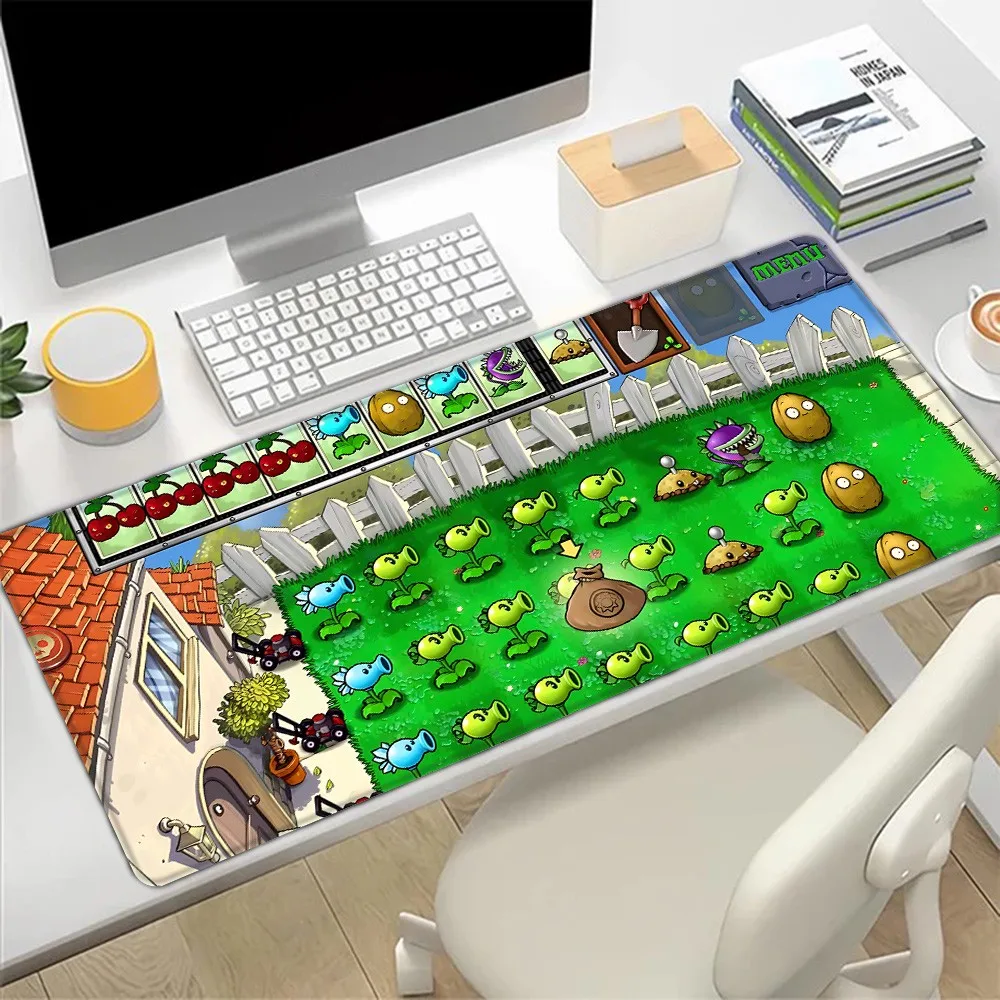 Plants vs Zombies   Quirky Pattern Game Mousepad Large Pads Rubber Mouse Mat MousePad Desk Gaming Mousepad Cup Mat