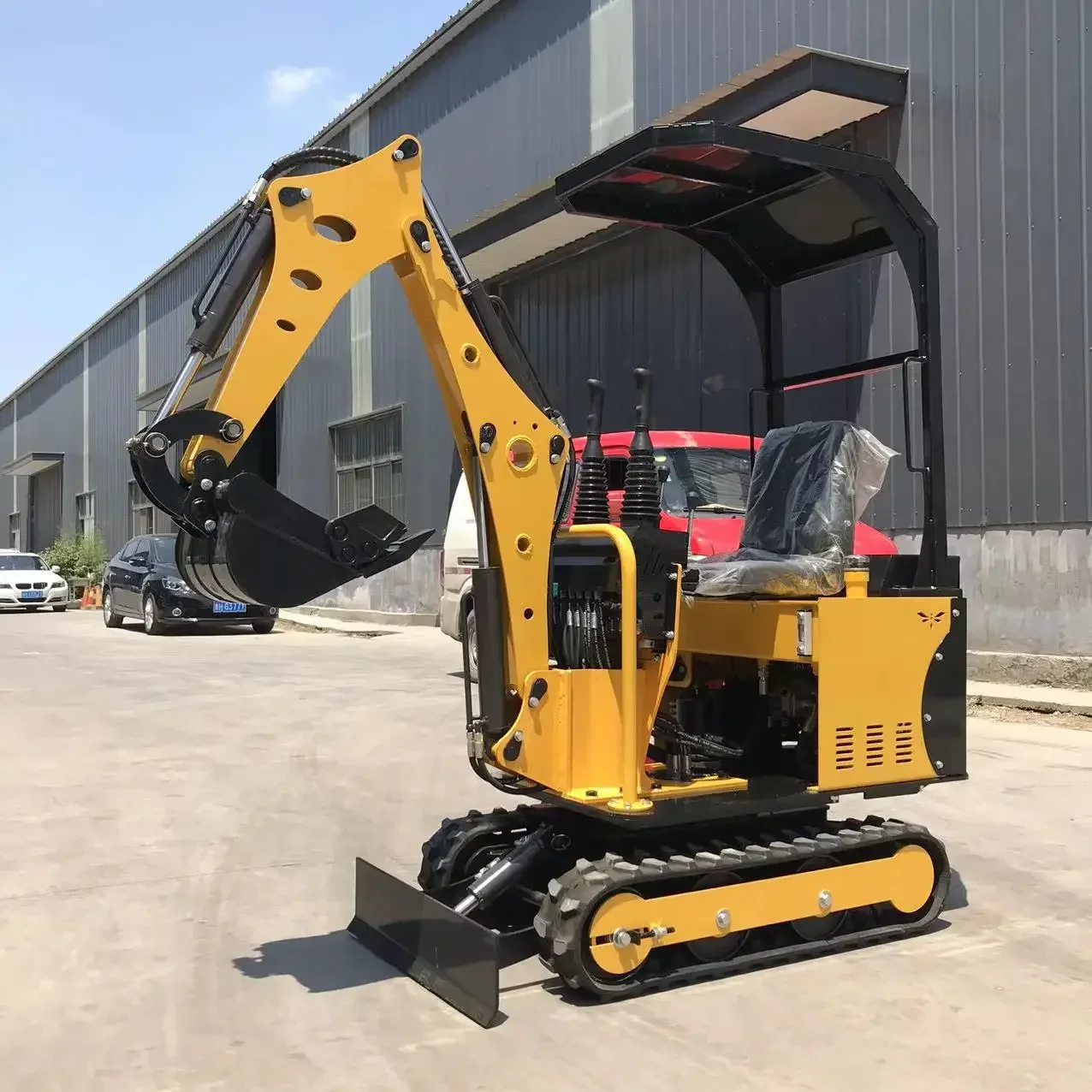 0.8 Ton Mini Excavator Road Construction Hydraulic Crawler Small Bagger Micro Digger Multifunctional Mini Excavator Customized