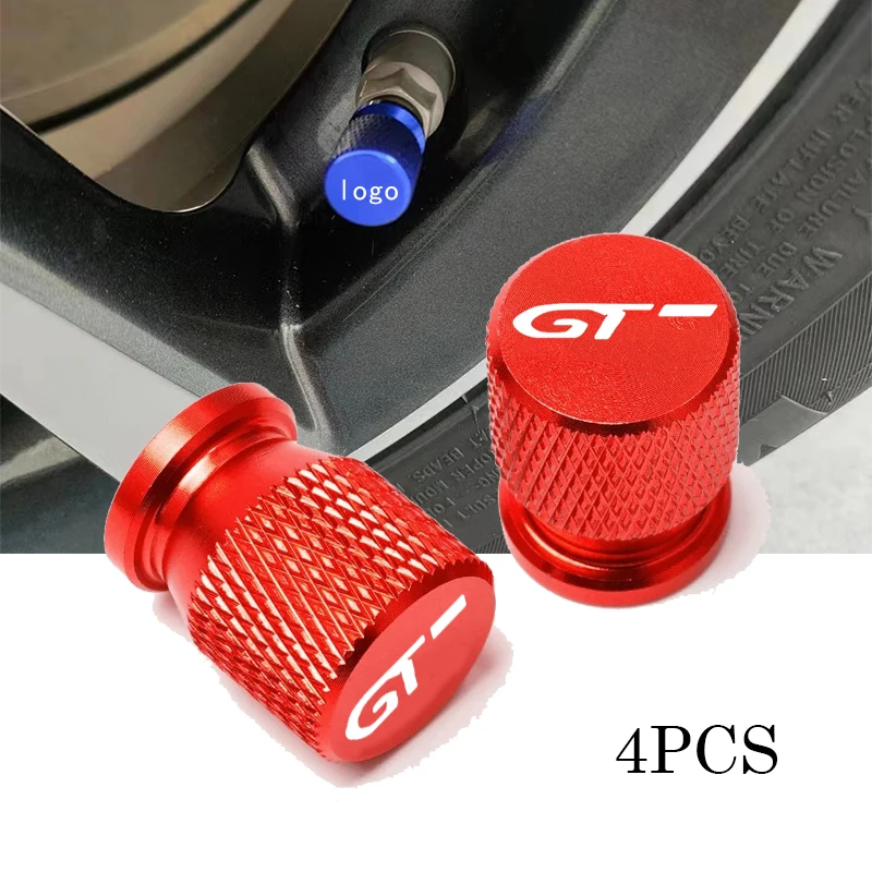 For Kia GT LINE ELANTRA Sportage Stinger KX5 K3 K4 K5 Sorento Car Wheel Tire Valve Caps Tyre Rim Stem Covers Accessories 4pcs