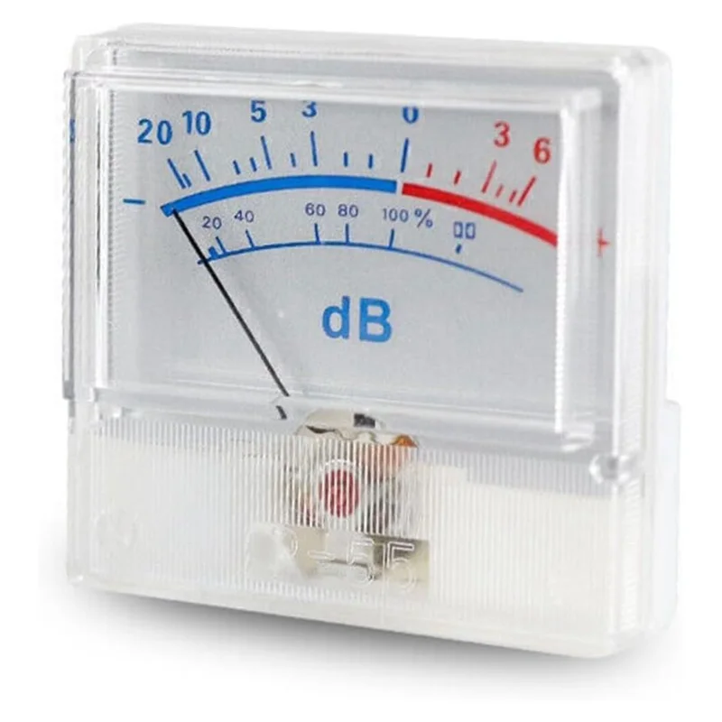 

A73E-For P-55B Точный указатель для VU-метра Панельный измеритель с широким диапазоном частоты Компактный дизайн для аудиоприложений