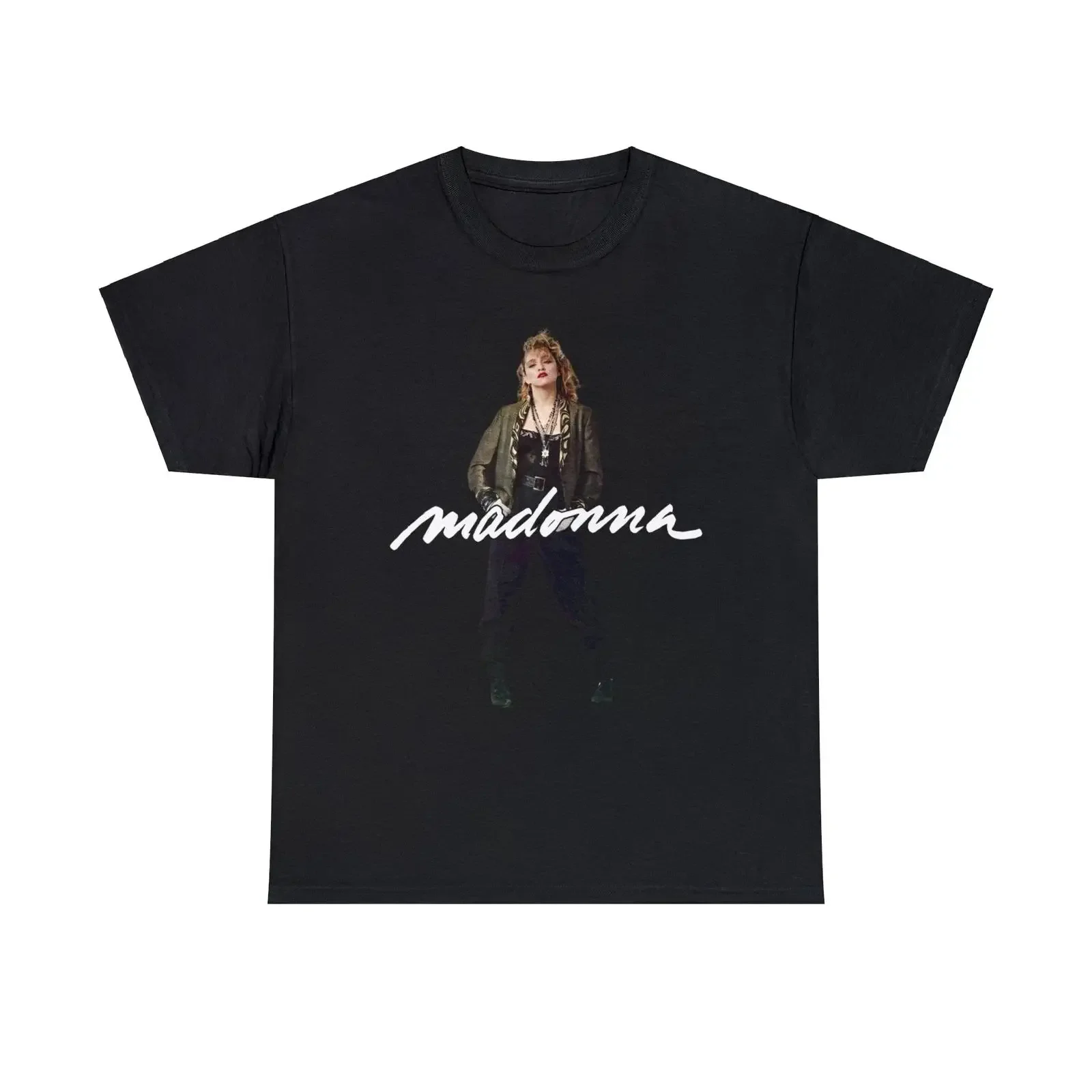 Madonna Heavy Cotton T Shirt Fan Desperately Seeking Susan vintage Washed streetwear Unisex Comfortable Top For Everyday Wear