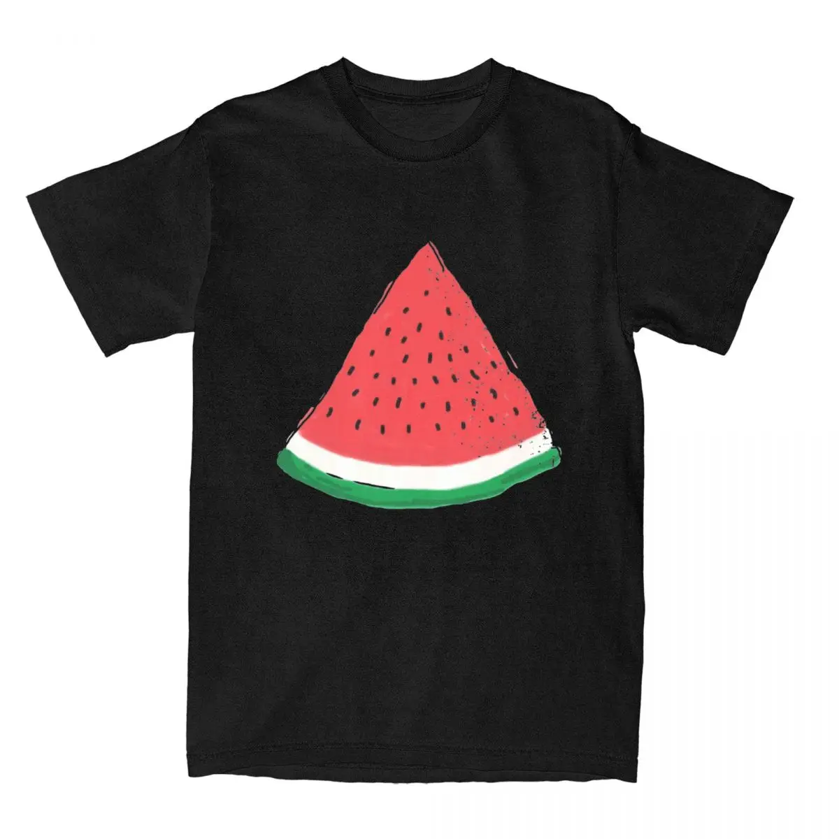 Cool Palestine Palestinian T-Shirt Men O Neck 100% Cotton T Shirts Watermelon Short Sleeve Tee Shirt Birthday Gift Clothing