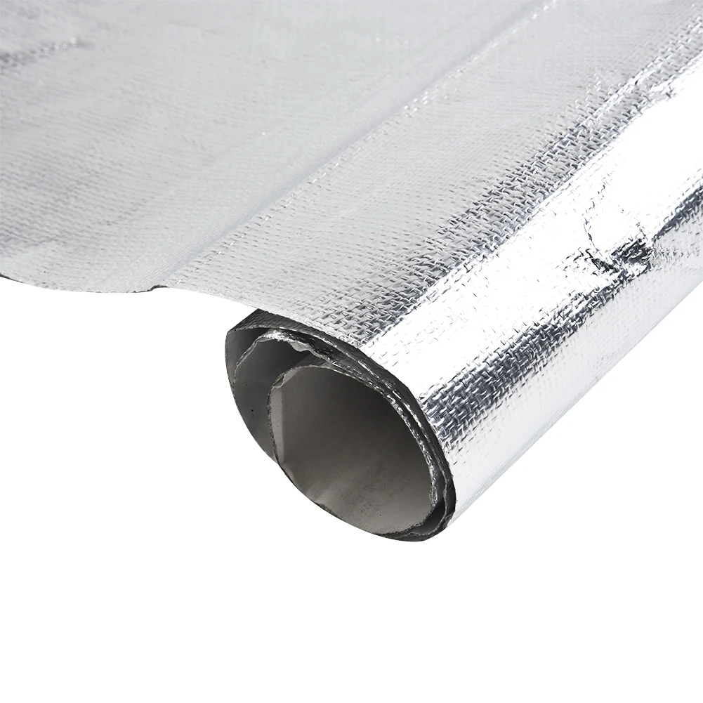 Barrier Heat Shield Accessories Exhaust Fiberglass Glass Fiber Insulation Parts 12inch X 24inch 1pcs Aluminum Car