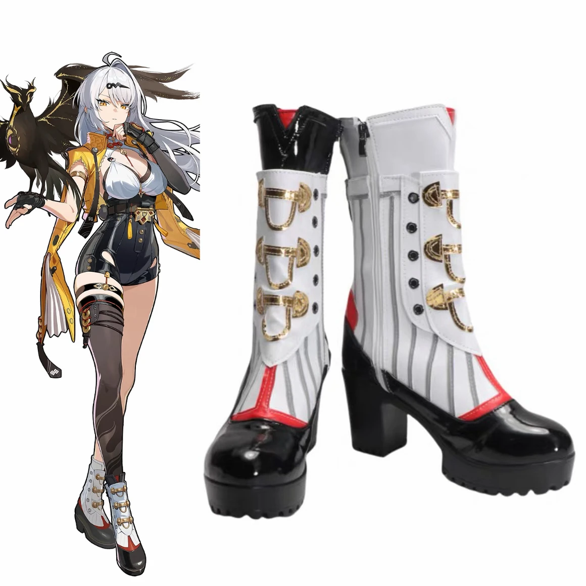 

Newly Game Zenless Zone Zero ZZZ New Yixuan Cosplay Shoes Boots Halloween Christmas Role Playing Party Comic