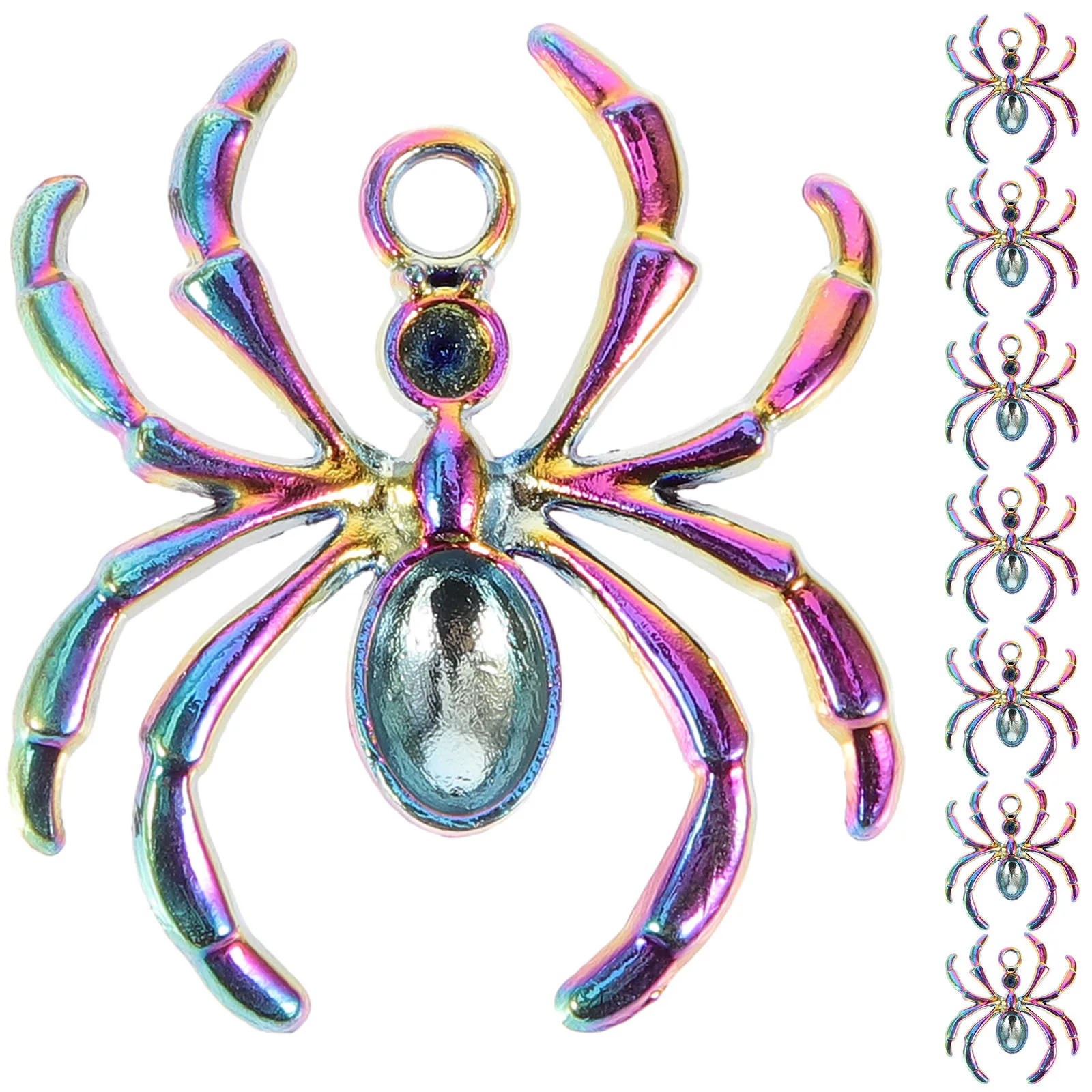 

20Pcs Spider Charms Alloy Durable Halloween Pendants for DIY Jewelry Making Necklace Bracelet Accessories Spider Pendant