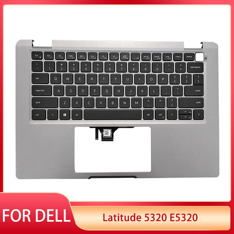 NEW US Laptop Keyboard For Dell Latitude 5320 E5320 US Keyboard Palmrest Upper Case