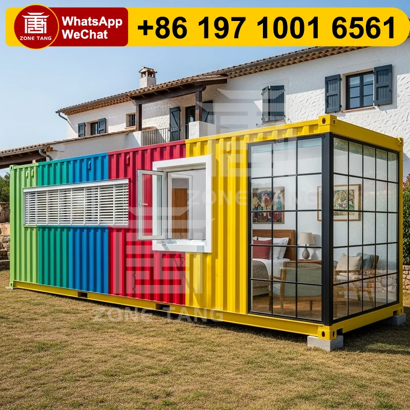 

Temporary Makeshift Hospital Mobile House Container Buildings Flat Pack Home Field Office Two Bedroom Container Home Kit Homes