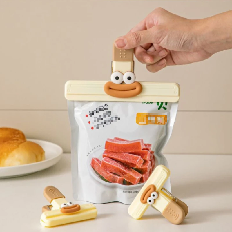 Household Food Sealing Clip, Snack Bag, Tea Bag, Sausage Mouth Sealing Clip, Kitchen Fresh-Keeping Bag Sealing Artifact