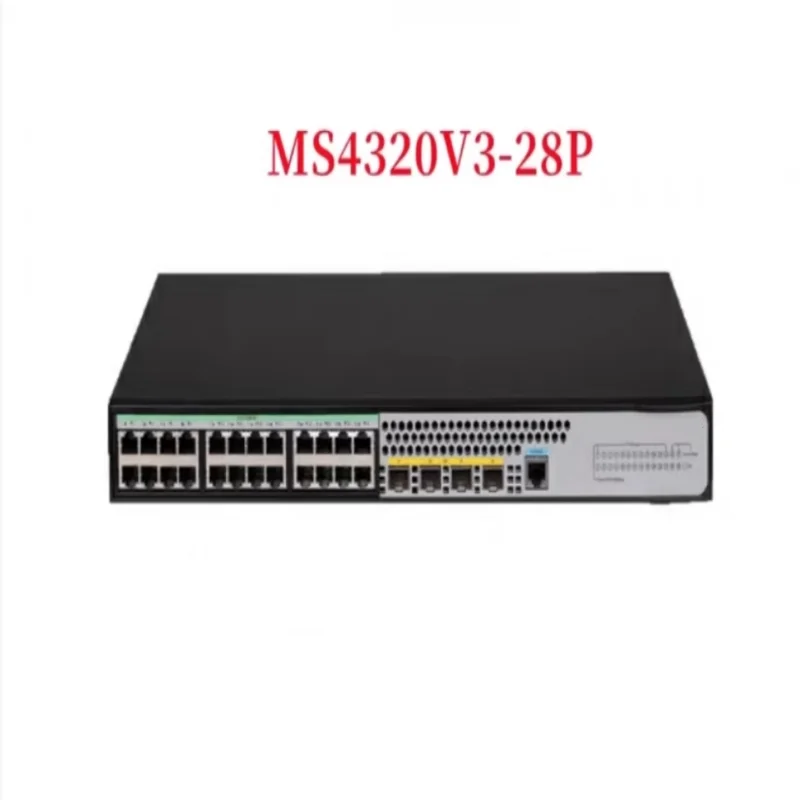 

New Original Switch MS4320V3-28P 【Triple Layer Managed/24 ports Gigabit Power+4 ports Gigabit Optical/Rackmountable】.