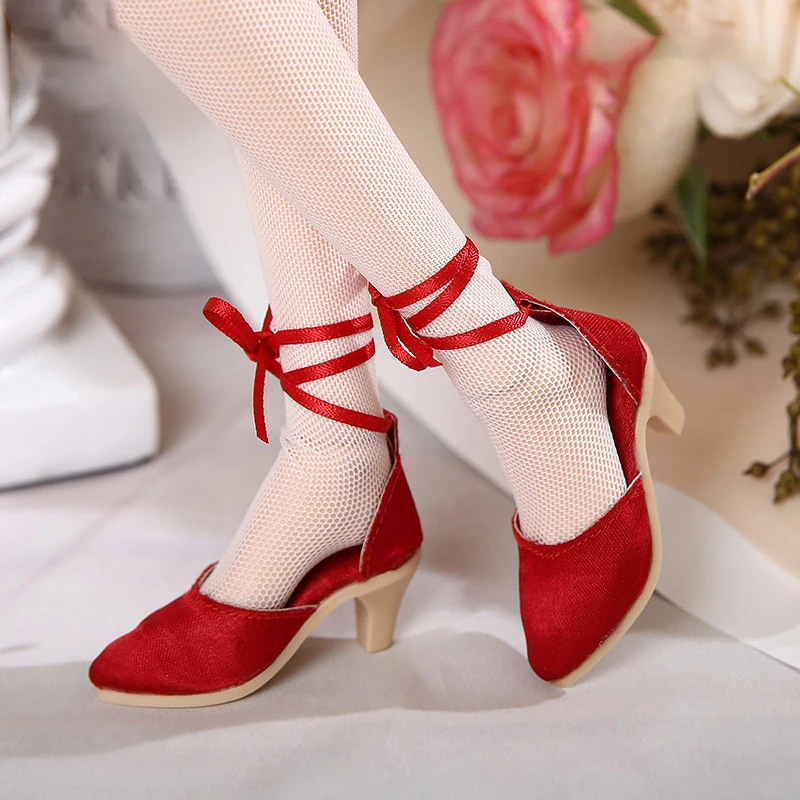 1/4bjd Doll Shoes Handmade 6cm * 2.3cm Fashion Princess Sandals High Heels Dollfie For Dream Mid Dk Luts Soom Dod Dollmore Luts