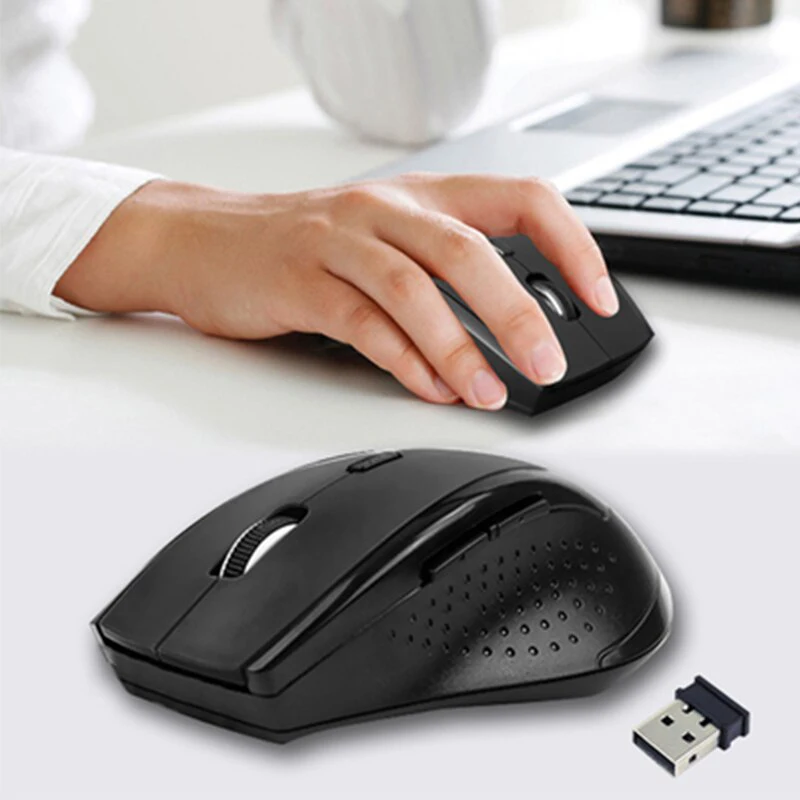 Wireless Mouse Silent Mouse 2.4G Portable Mobile Optical Office Mouse Adjustable 800/1200/1600 DPI Levels For PC Laptop Macbook