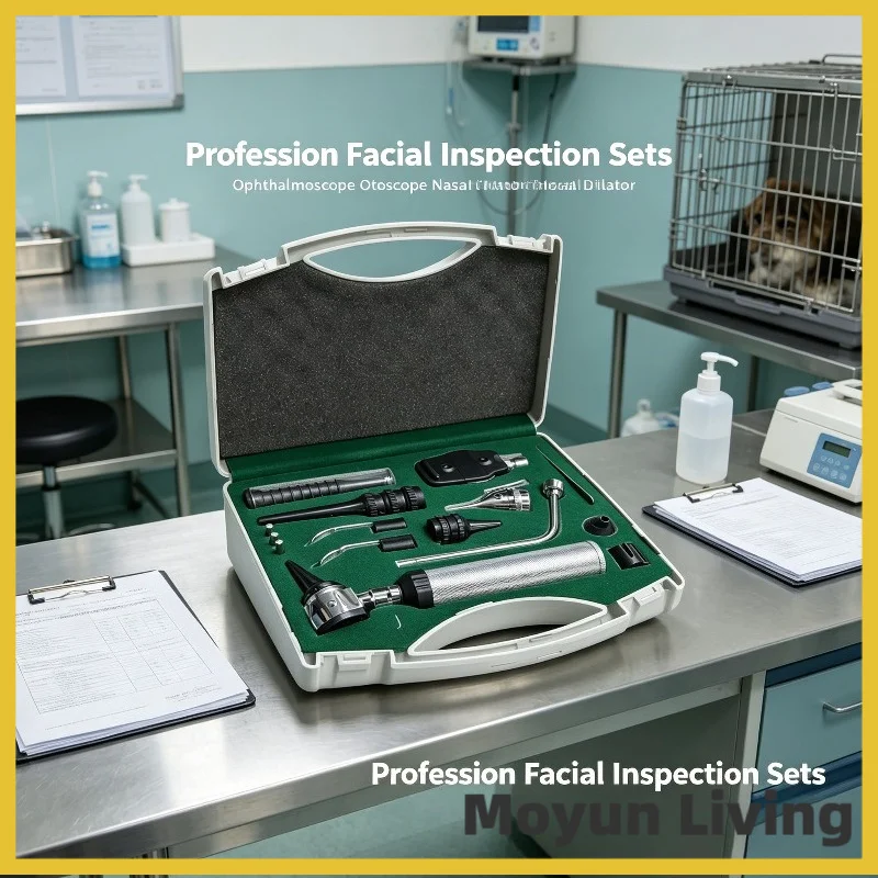 

Profession Facial Inspection Sets Ophthalmoscope Otoscope Nasal Dilator Throat Inspection and Other Small Animal Internal Organs
