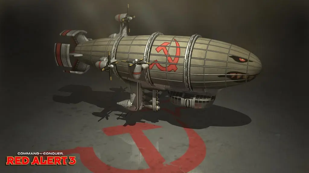 

3D бумажная модель Command & Conquer Red Alert 3, дирижабль Киров, сделай сам, игрушки из бумажных рукоделия ручной работы