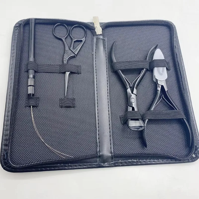 

Набор инструментов для наращивания волос | Плоскогубцы Micro Beads, ножницы и набор инструментов для плетения