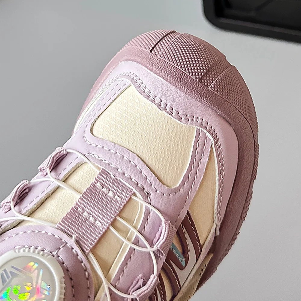 الخريف الأطفال موضة أحذية رياضية أطفال بولي Leather الجلود أحذية رياضية مقاومة للماء الصبي احذية الجري فتاة الاتجاه موضة أحذية رياضية الأطفال #2