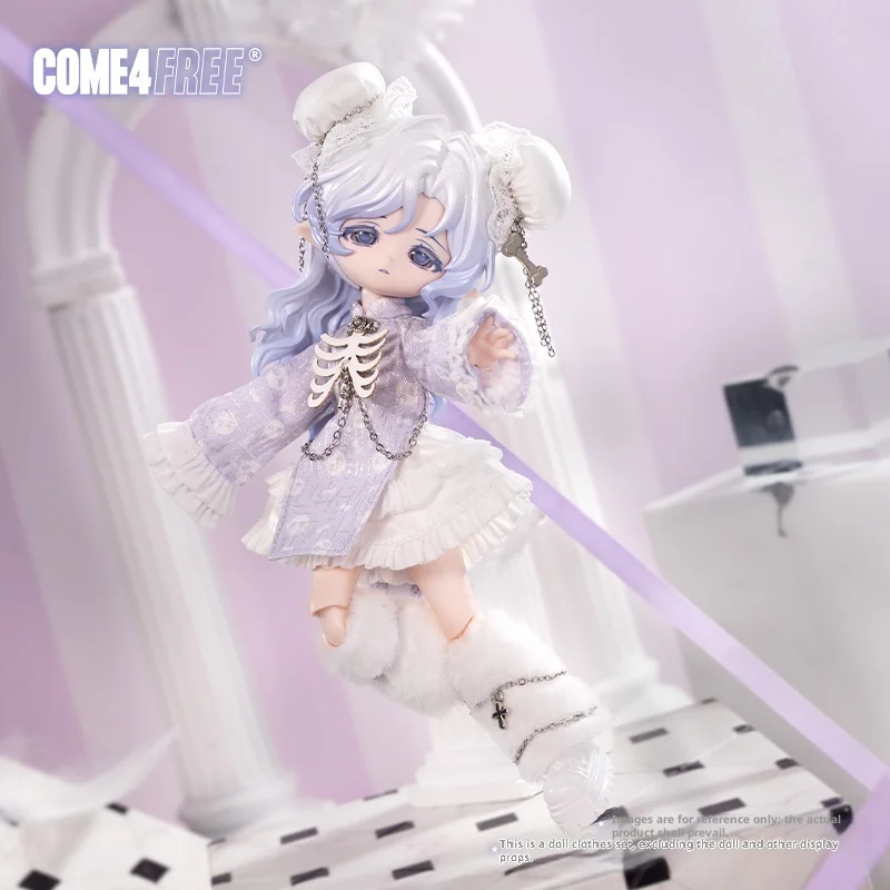 Come4free [Guofeng-serie] poppenkleertjes - 70% gereduceerde zoete stijl, compatibel met Ob11- en Bjd-poppen Trendy speelgoed Modieus cadeau