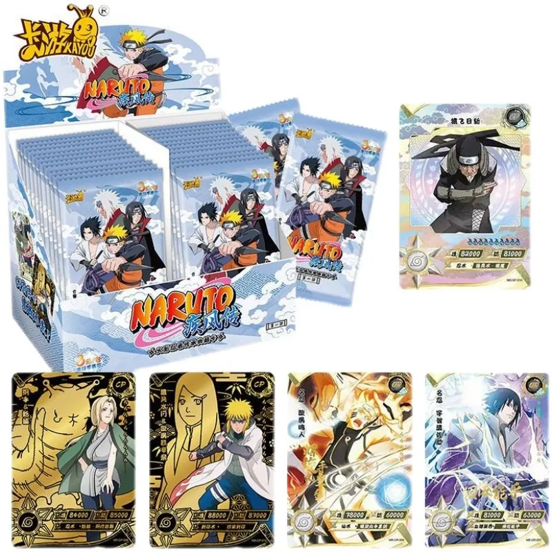 2/3/4BOX WholeSales Naruto Collection Kayou Cards Booster Board Pack Playing Games Carts Anime Gift Table Christmas Brinquedo