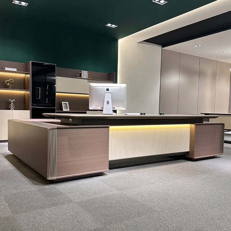 การตั้งค่าโต๊ะอุปกรณ์เสริมคอมพิวเตอร์สํานักงานเรียบง่ายเฟอร์นิเจอร์โต๊ะเดสก์ท็อปอัตโนมัติห้องนอนมัลติฟังก์ชั่ Tavolino มุมการศึกษา