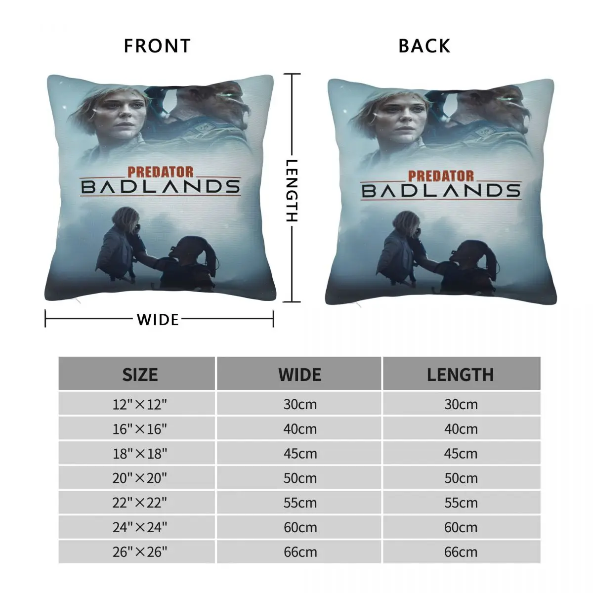 المفترس: الأراضي الوعرة المخدة البضائع لينة غطاء وسادة بوليستر الديكور رمي كيس وسادة غطاء المنزل مربع 45*45 سنتيمتر #4