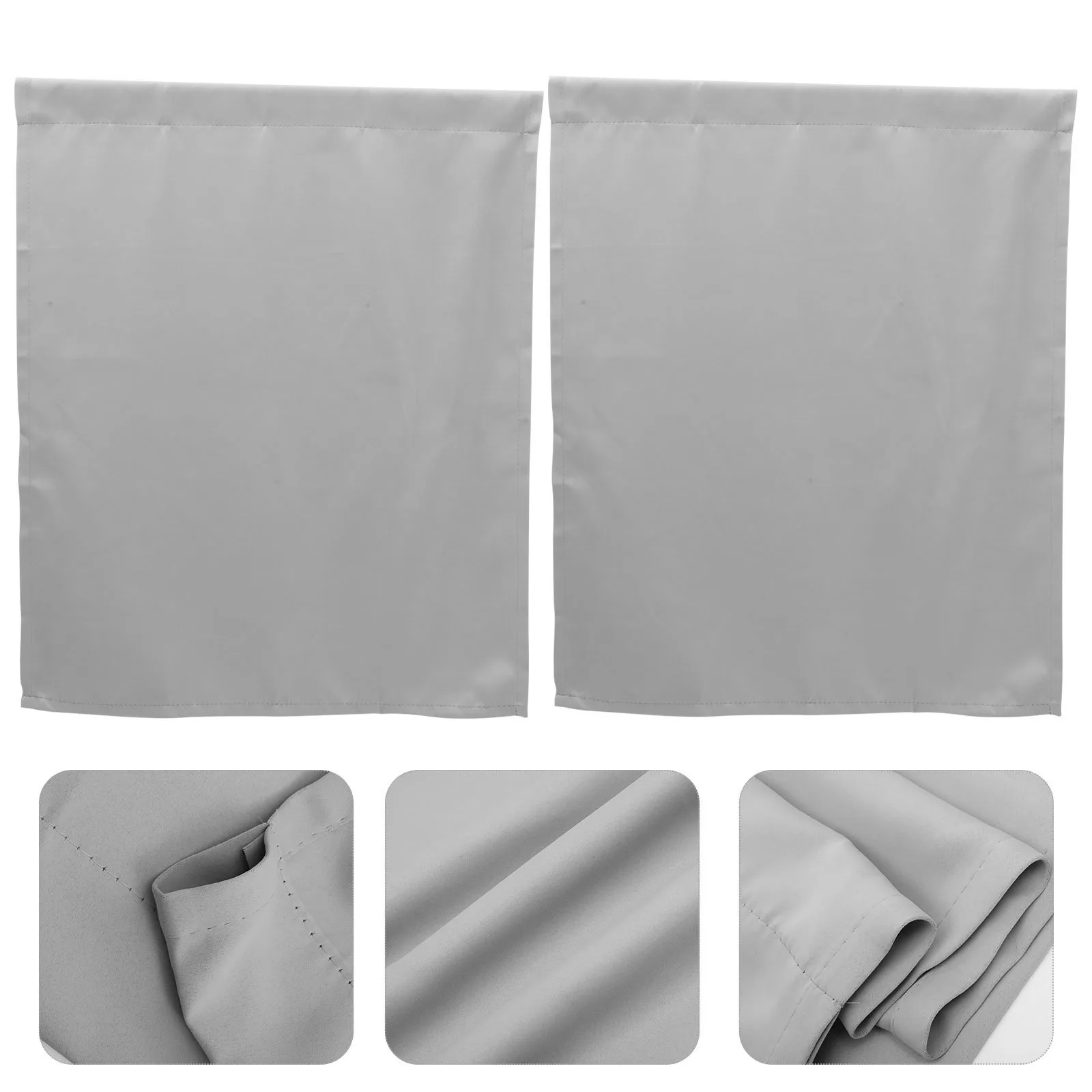 

2pcs Kitchen Curtains Short Curtain Valance For Window Farmhouse Decor Polyester Curtain For Kitchen Bathroom Living Room Small