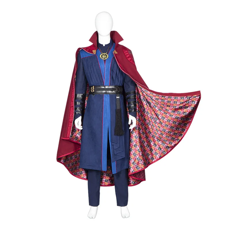 Доктор Стрэндж из Мультиверса косплей костюм плащ ожерелье выставка косплей