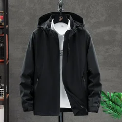 Men's New Solid Color Windproof Waterproof Hoodie Charge Jackets, Couple's Jacket Outdoor Hiking Single Coat Jacket for Women