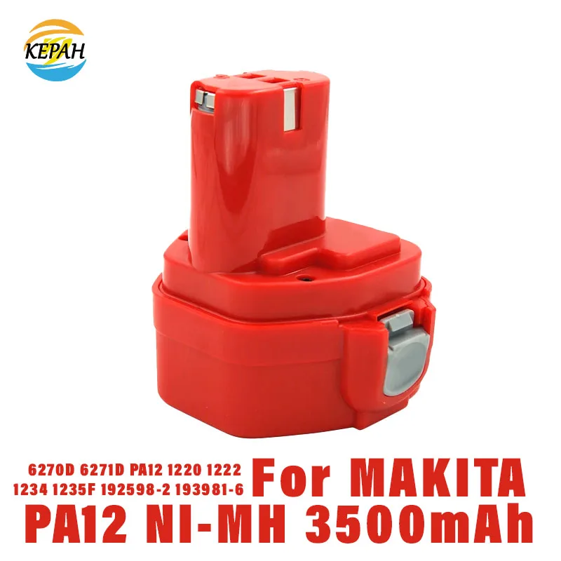 2024 NEW for Makita 12V 3.5Ah NiMH rechargeable battery power tool PA12 1220 1222 1235 1233S 6271D replacement battery 3500mAh