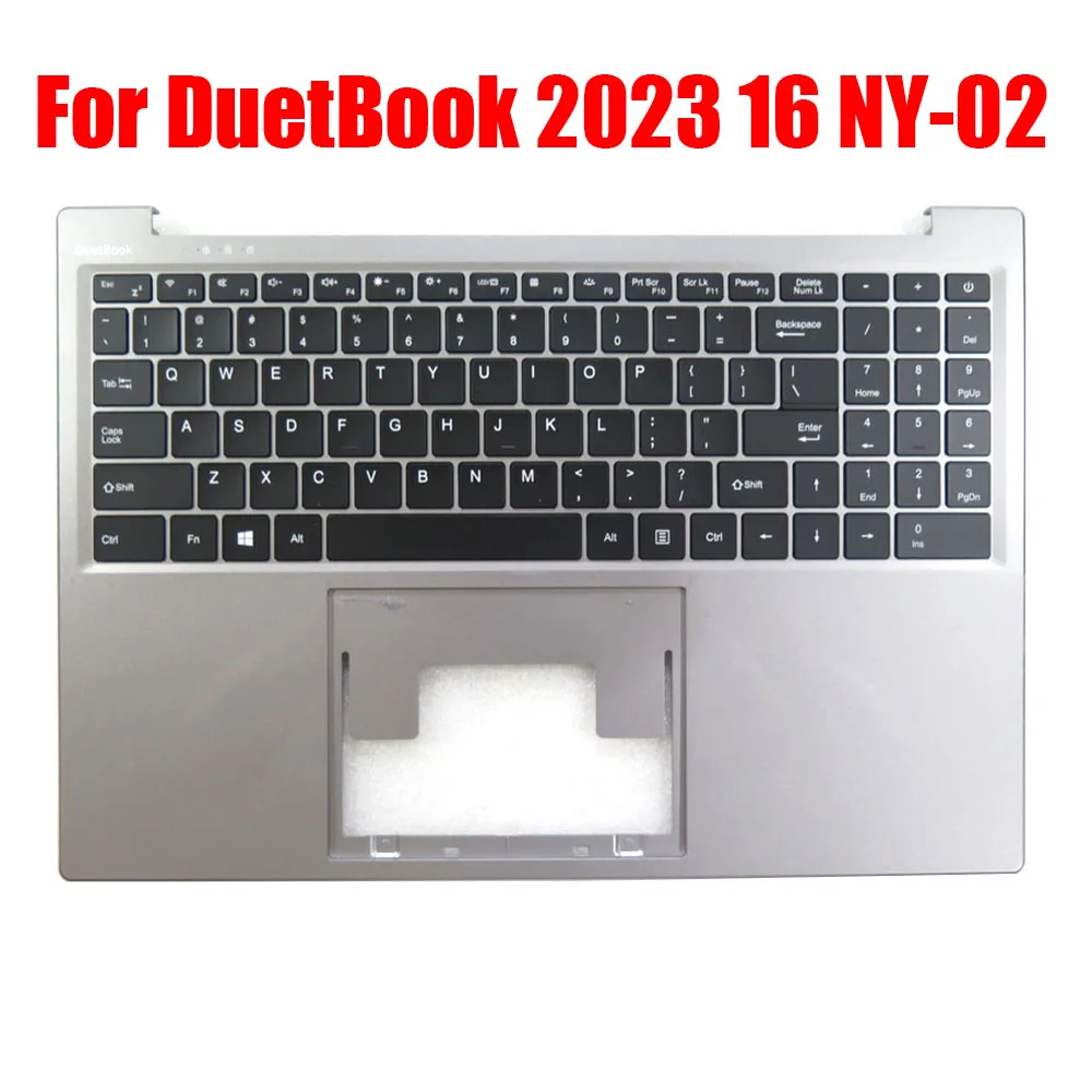 

Laptop Palmrest For Funyet For DuetBook 2023 16 Inch NY-02 With English US Backlit Keyboard Upper Case