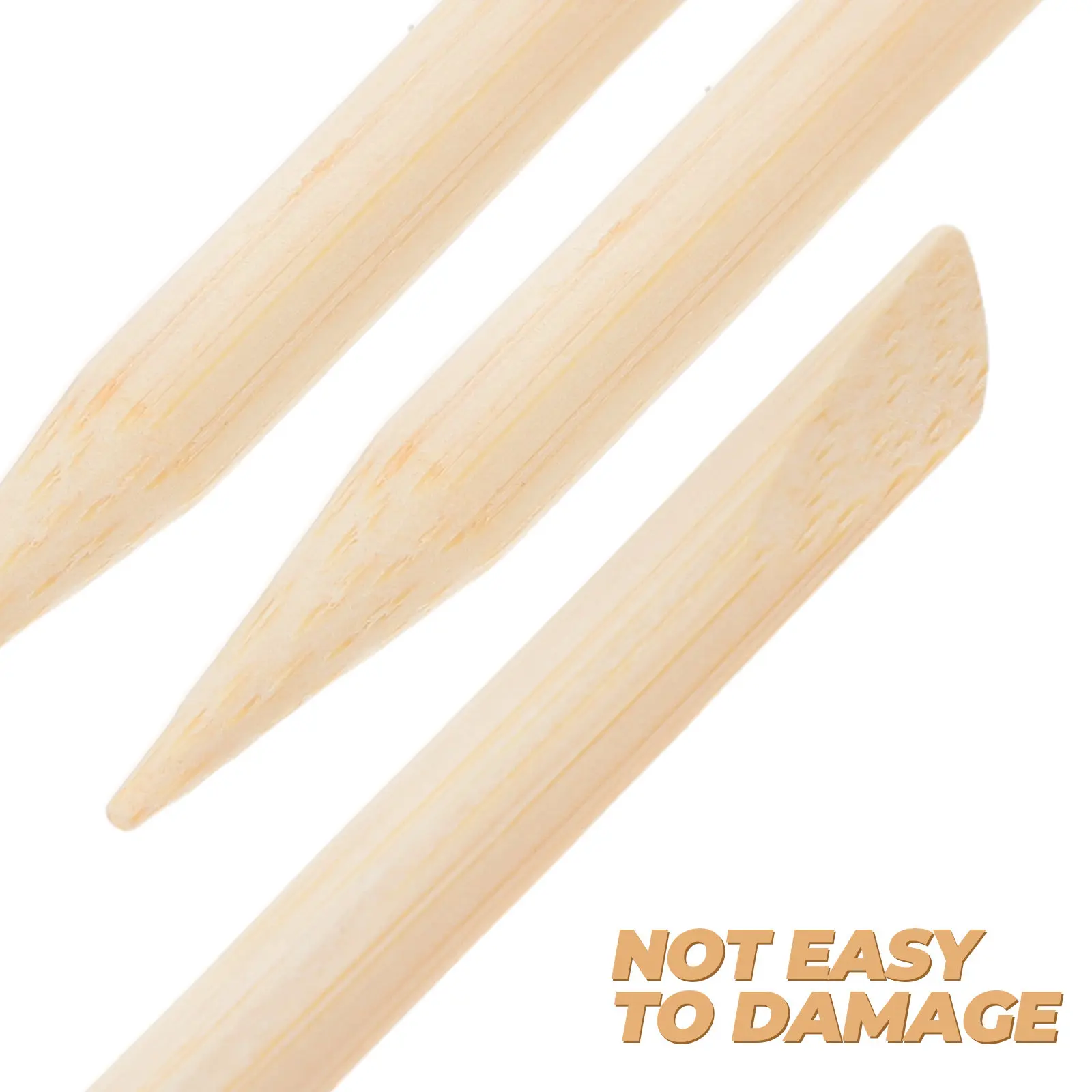 100Pcs Dual-Ended Bamboo Scratch Stylus Pens Precision Drawing Tool for Scratch Paper Art Supplies Scratching Tool Set